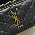 Saint laurent GABY Mini Lambskin Cosmetic Bag Crossbody 8192851EL071000