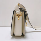 Gucci White Saddle Bag