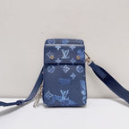 Louis Vuitton Leather Blue Crossbody