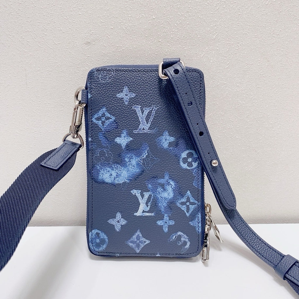 Louis Vuitton Leather Blue Crossbody