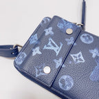 Louis Vuitton Leather Blue Crossbody