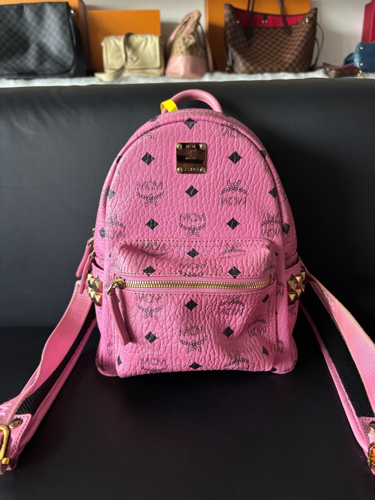 MCM Red Backpack