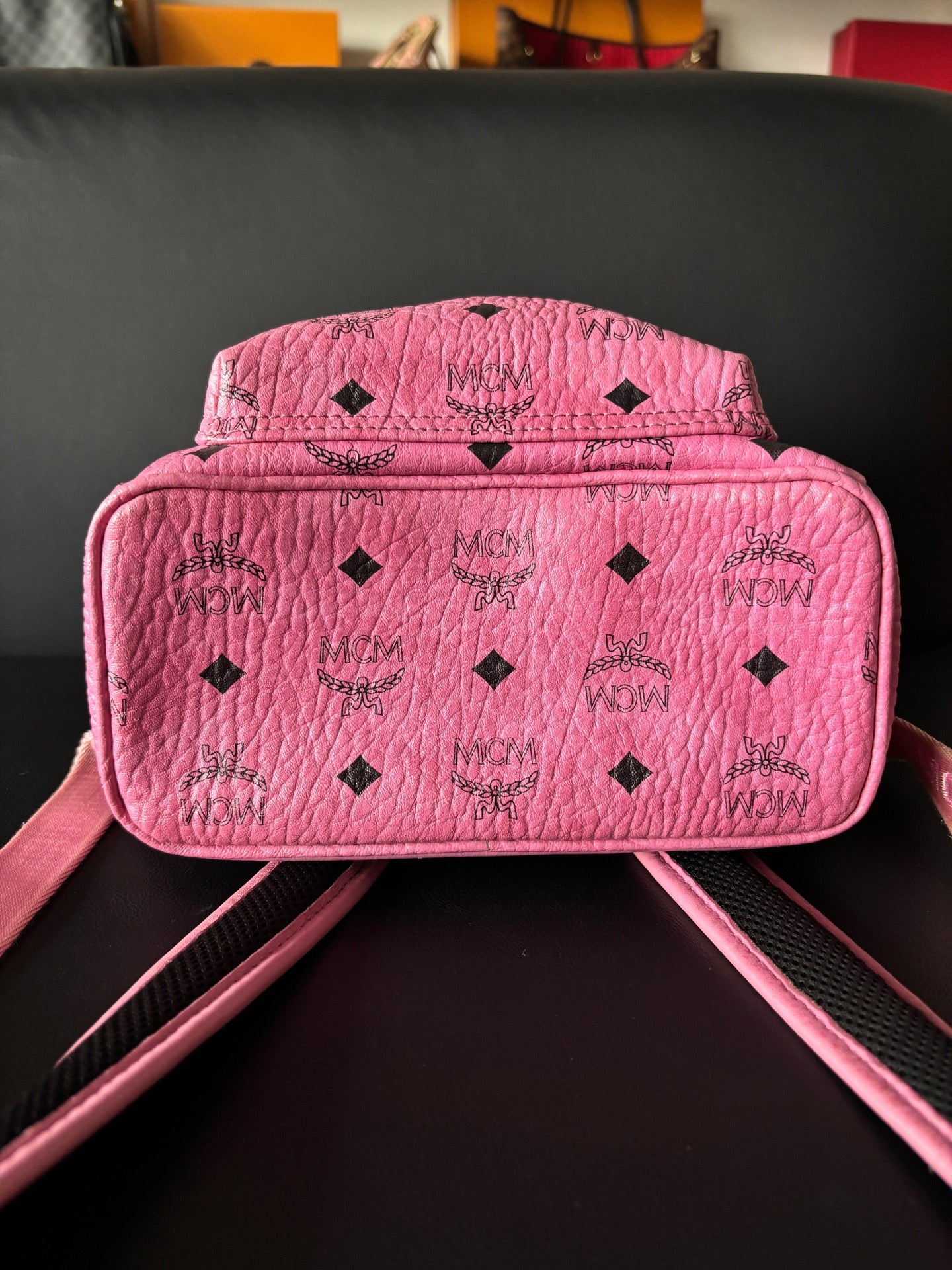 MCM Red Backpack