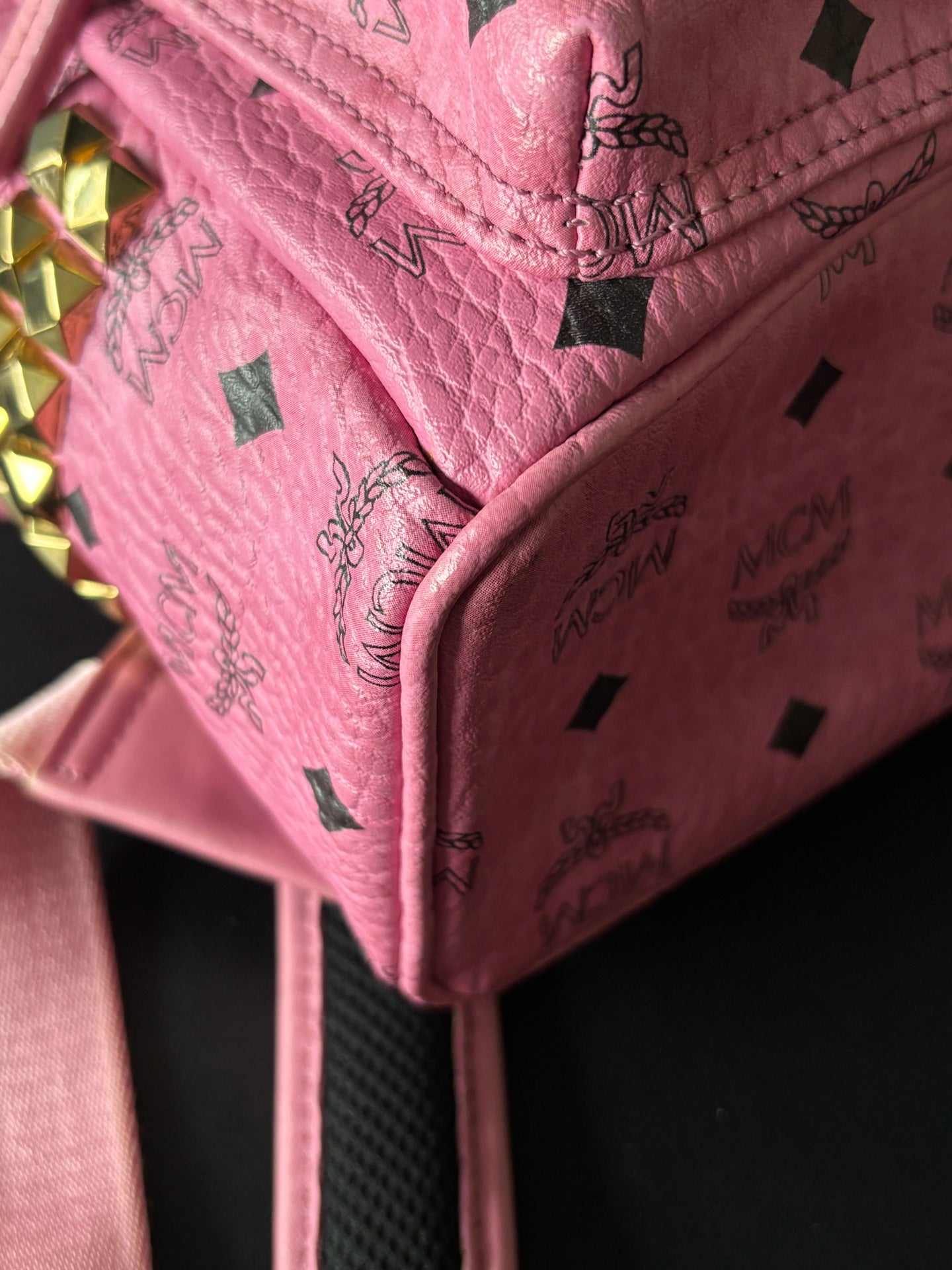 MCM Red Backpack