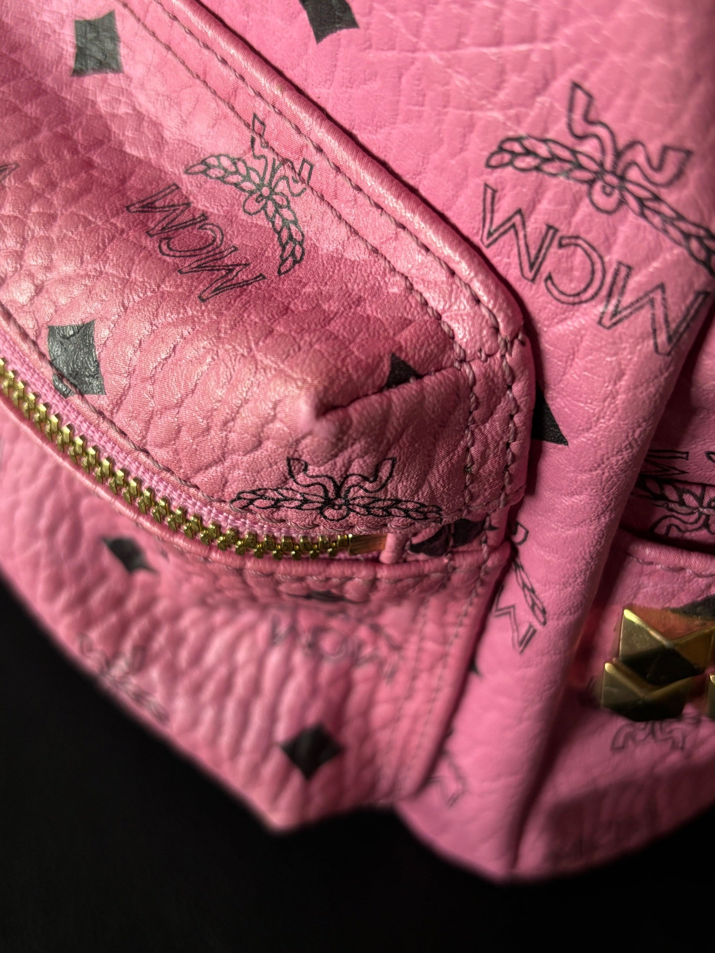 MCM Red Backpack