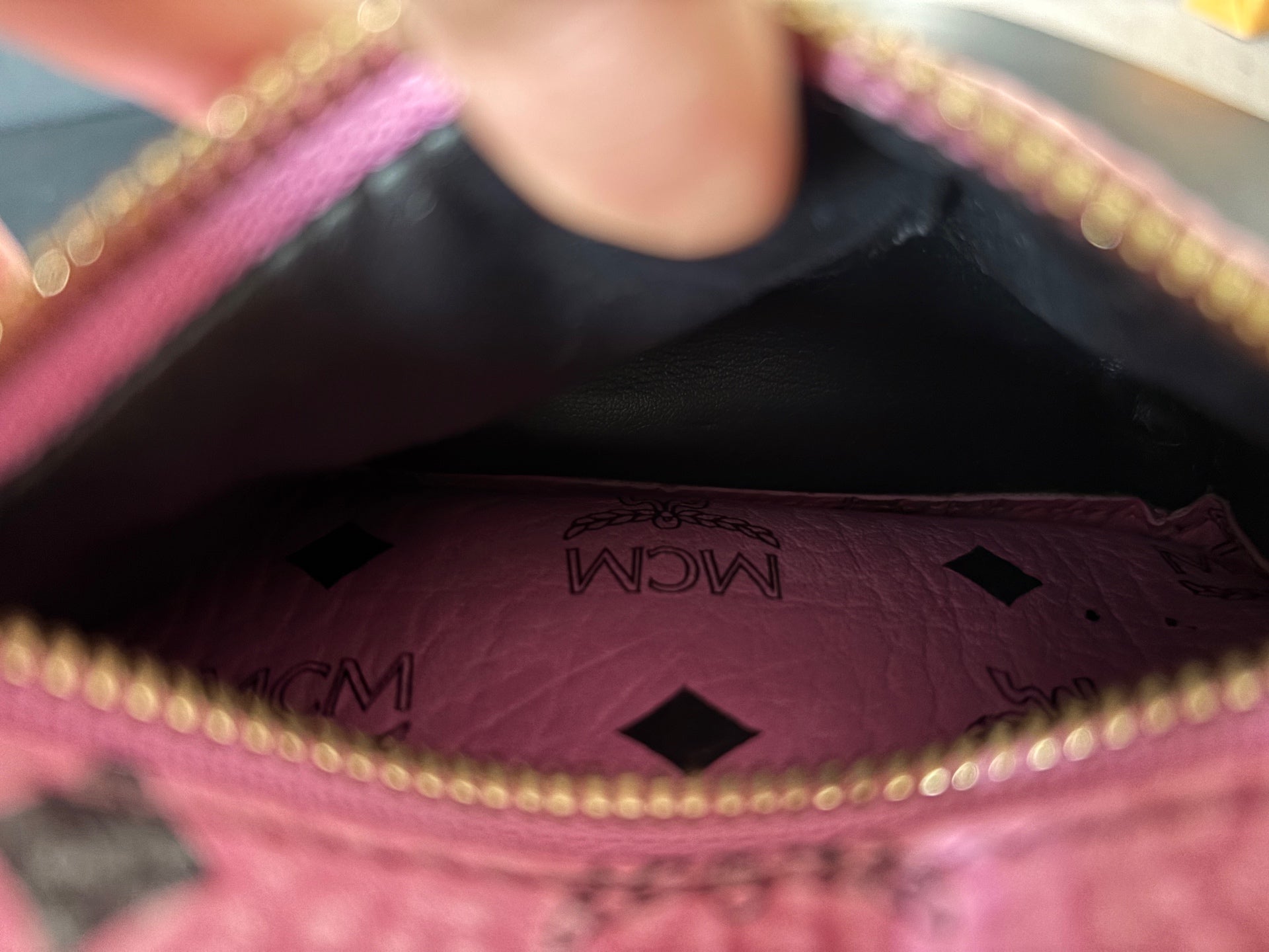 MCM Red Backpack