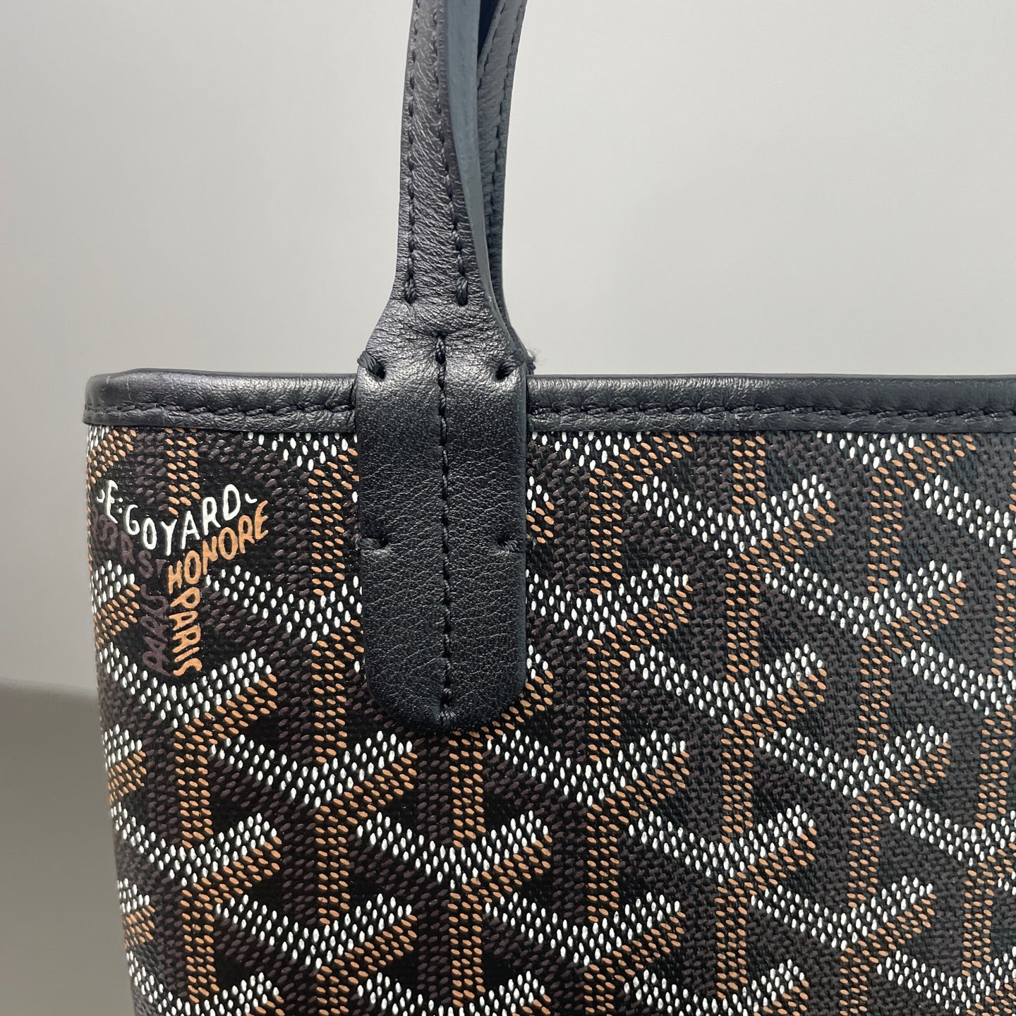 Goyard Black Satchel