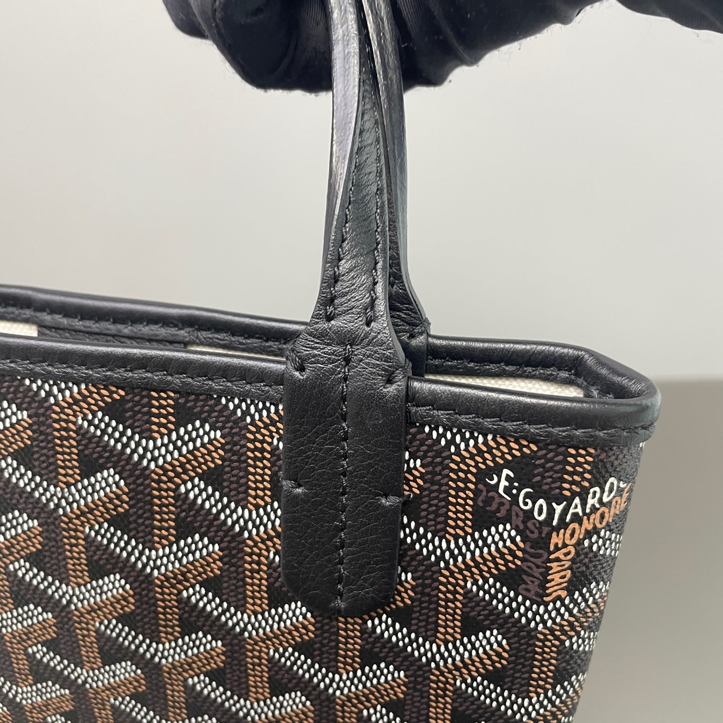 Goyard Black Satchel