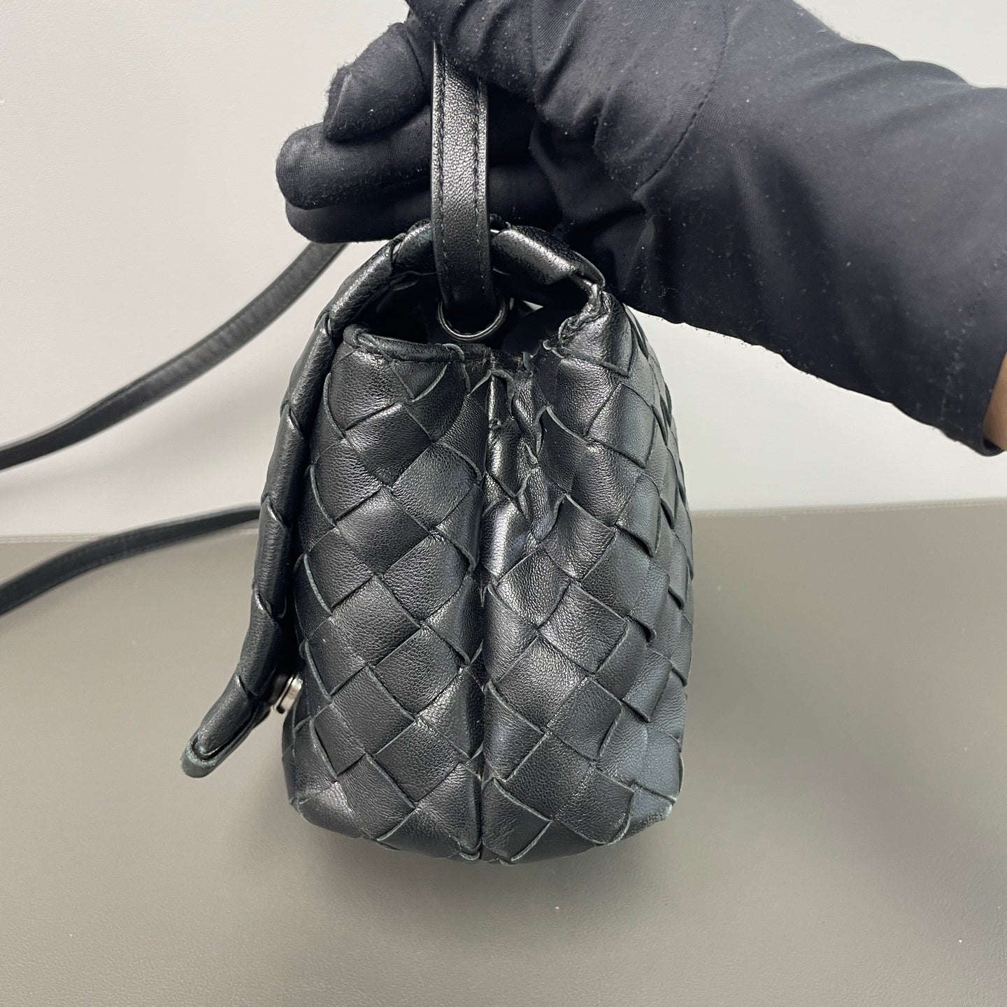 Bottega Veneta Black Crossbody