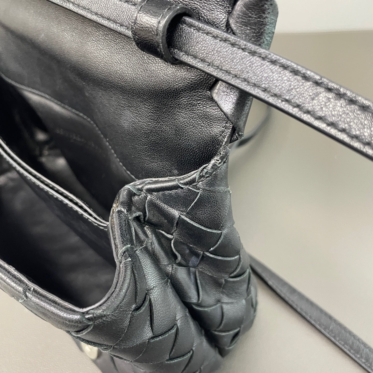 Bottega Veneta Black Crossbody