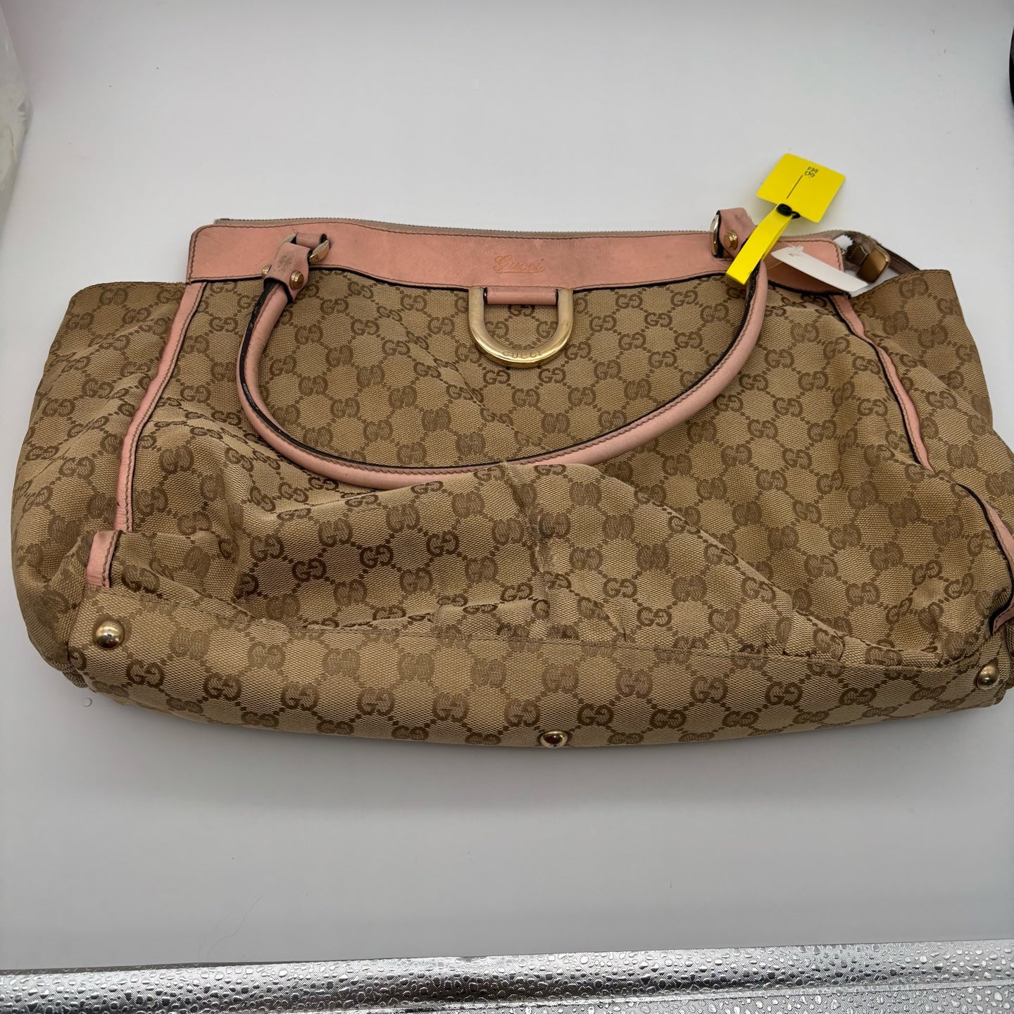Gucci Yellow Satchel