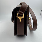 Gucci Gucci Horsebit 1955 Collection Canvas Beige Saddle Bag 602204 92TCG 8563