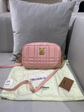 Burberry Lola Small Camera Bag Pink Crossbody 80630211
