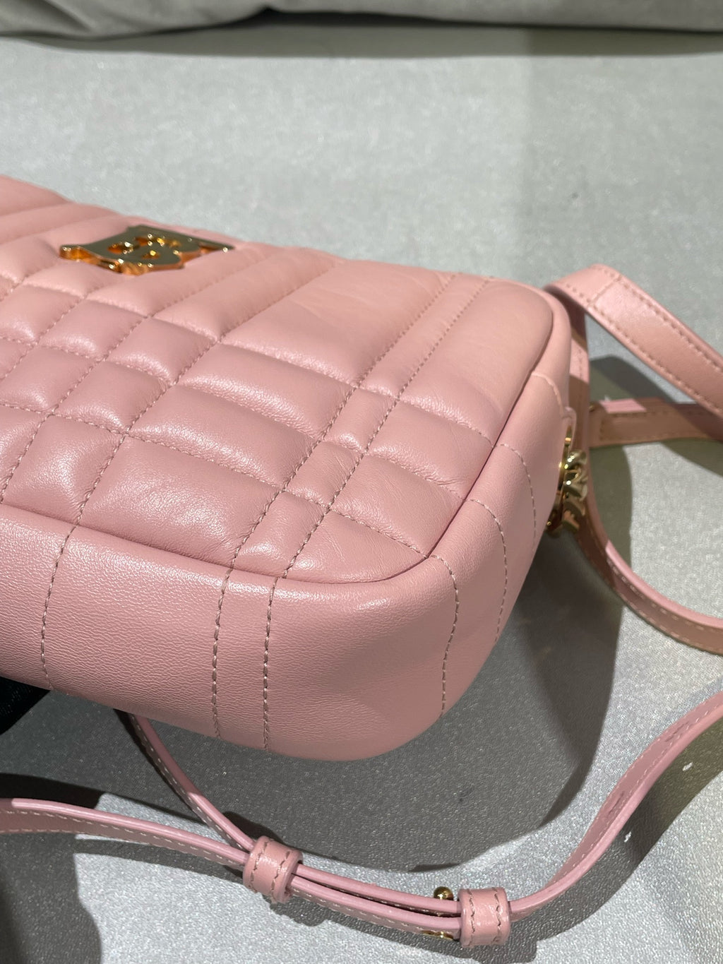 Burberry Lola Small Camera Bag Pink Crossbody 80630211
