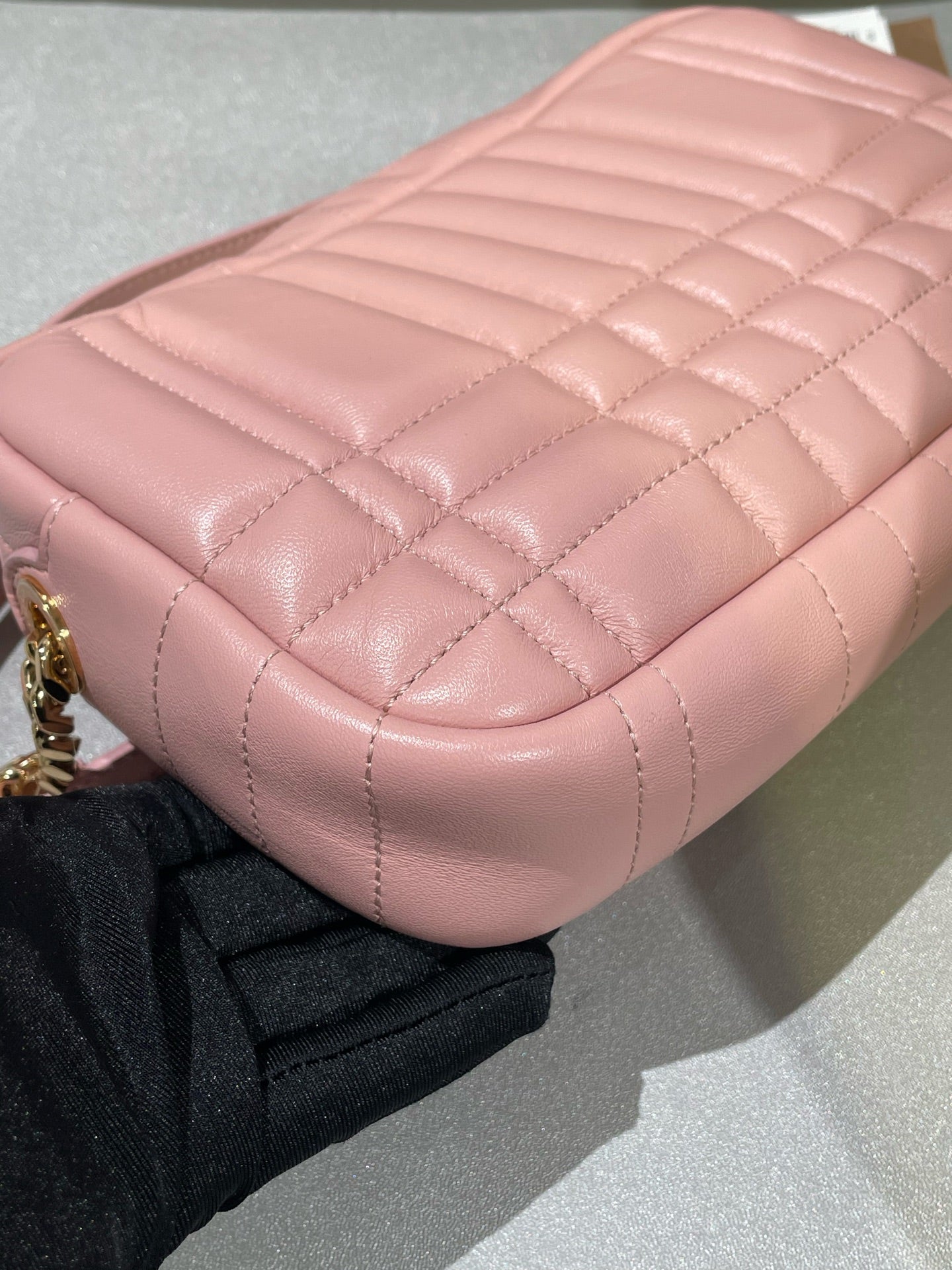 Burberry Lola Small Camera Bag Pink Crossbody 80630211