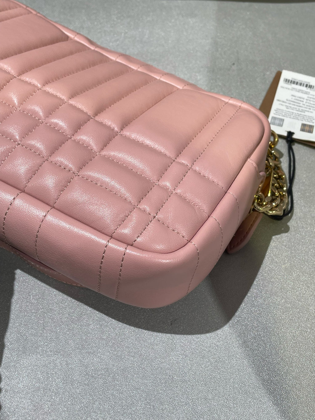 Burberry Lola Small Camera Bag Pink Crossbody 80630211