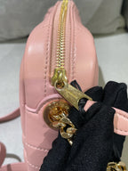 Burberry Lola Small Camera Bag Pink Crossbody 80630211