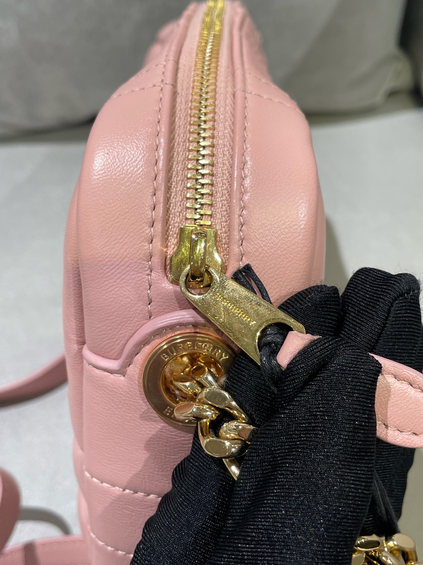 Burberry Lola Small Camera Bag Pink Crossbody 80630211
