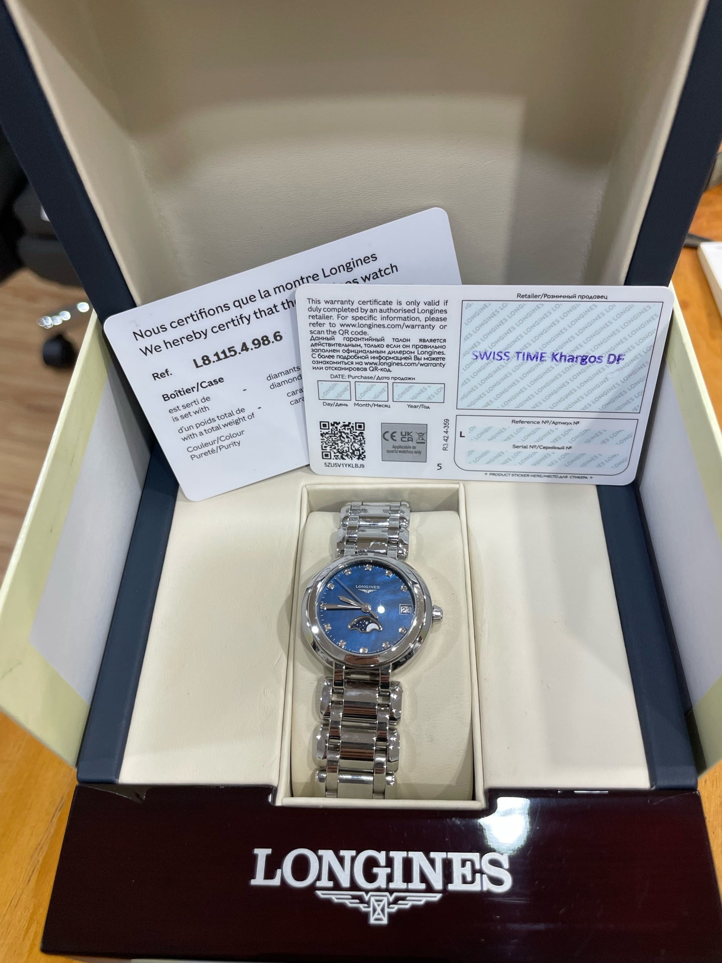 Longines Longines Heart Moon Collection Quartz watch 30.50mm L8.115.4.98.6