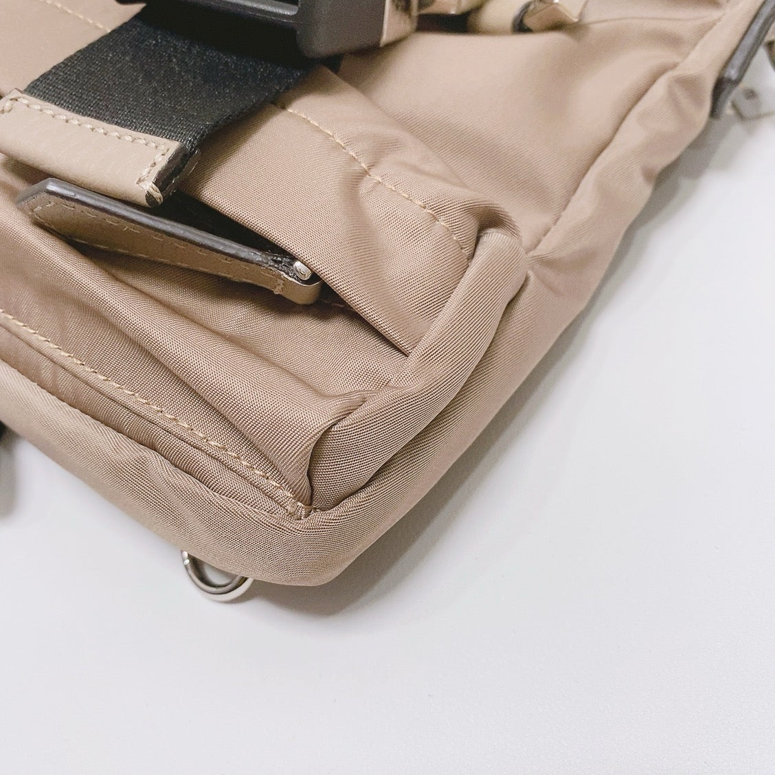 Fendi Canvas Brown Shoulder Bag
