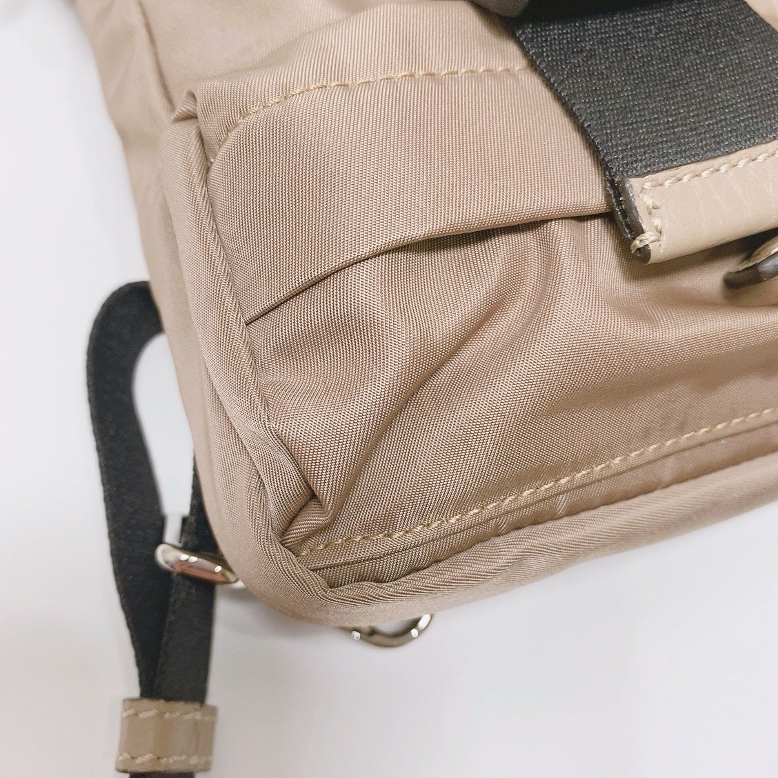 Fendi Canvas Brown Shoulder Bag