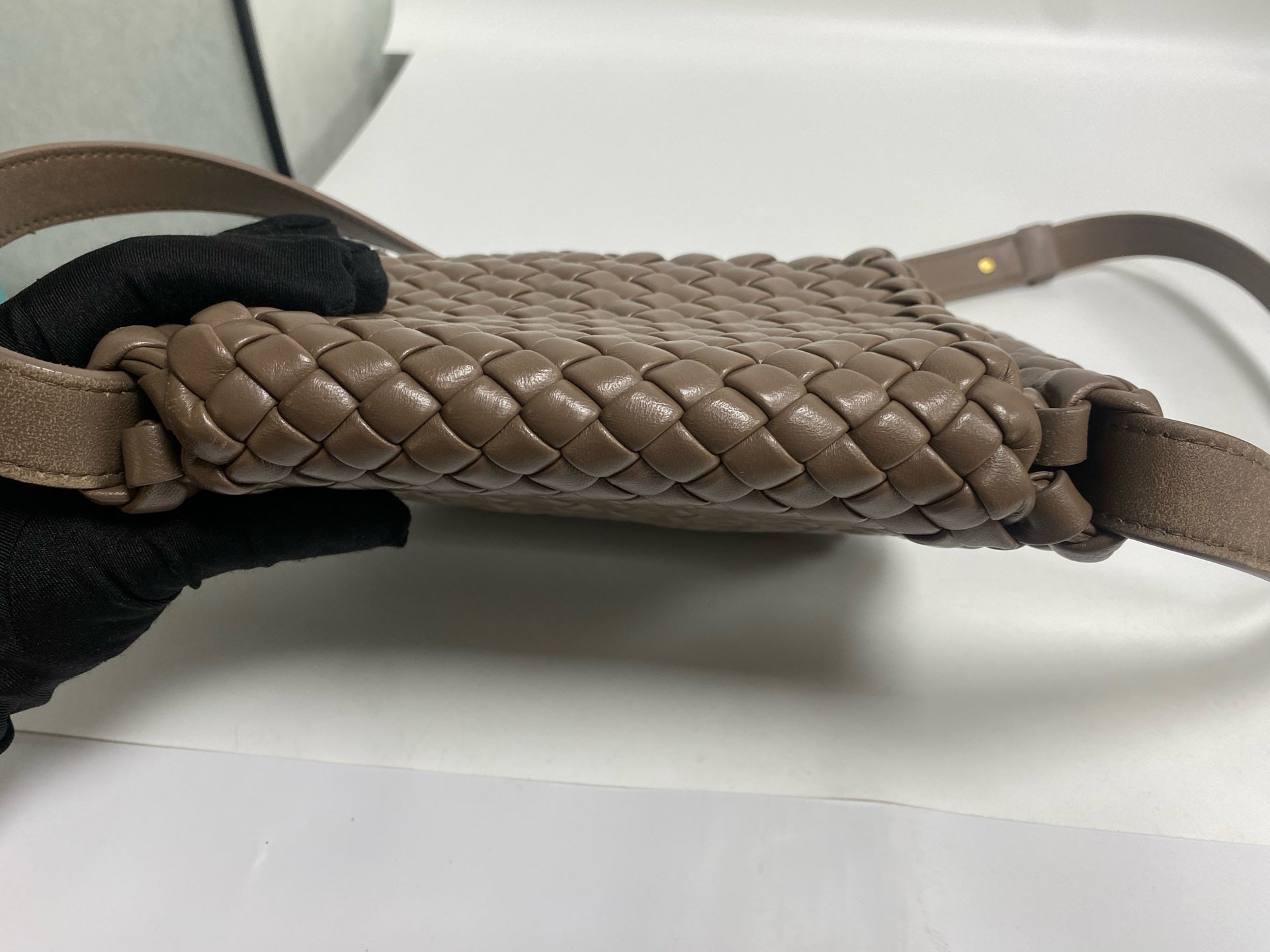 Bottega Veneta Gray Shoulder Bag