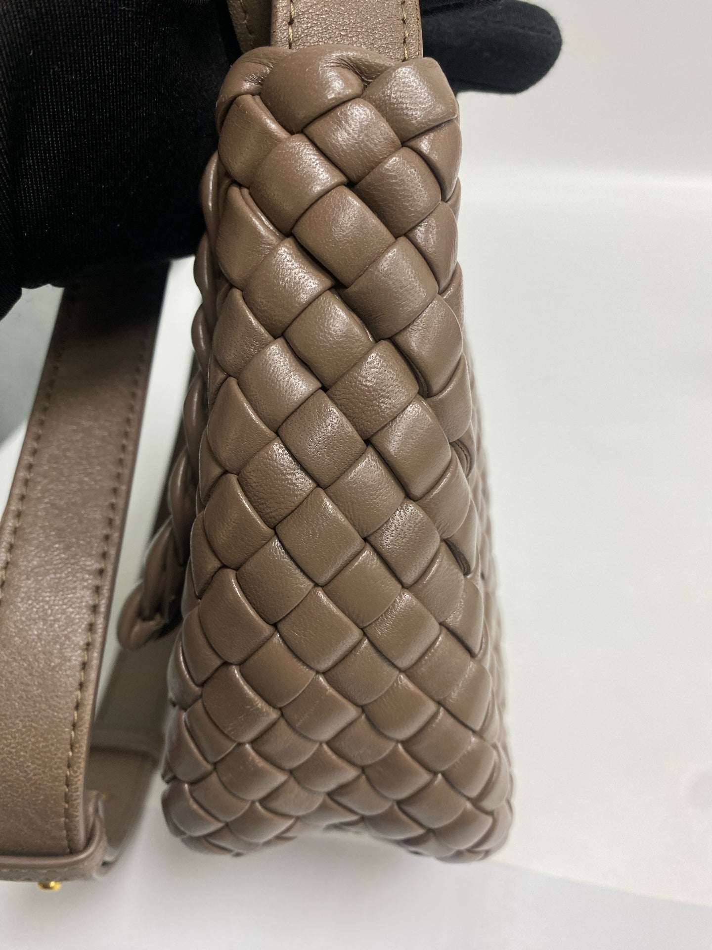 Bottega Veneta Gray Shoulder Bag