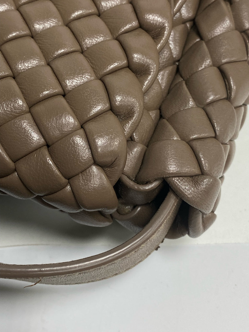 Bottega Veneta Gray Shoulder Bag