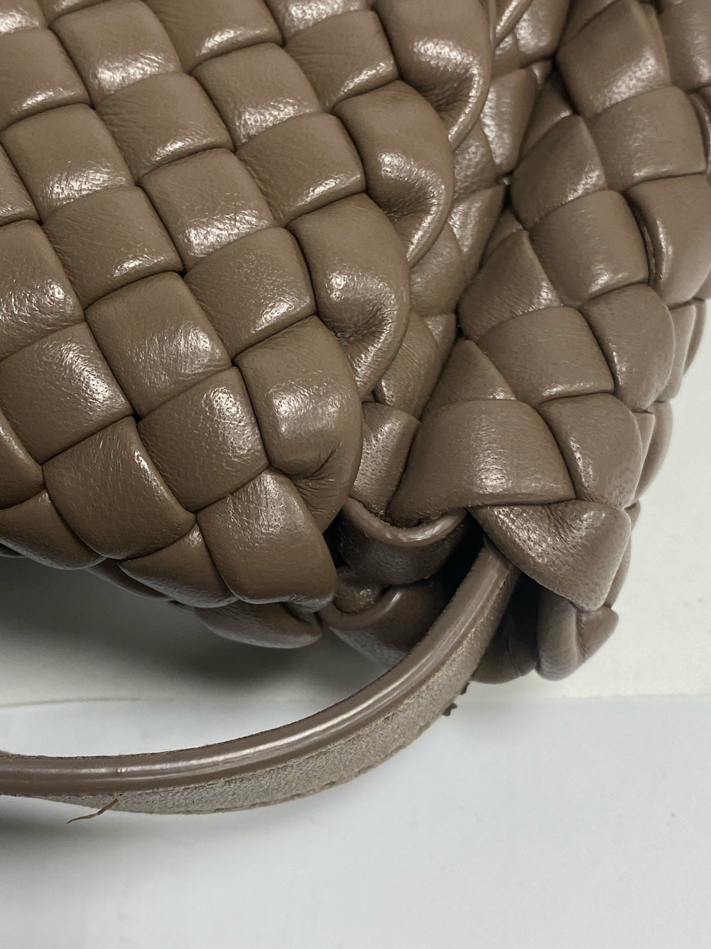 Bottega Veneta Gray Shoulder Bag
