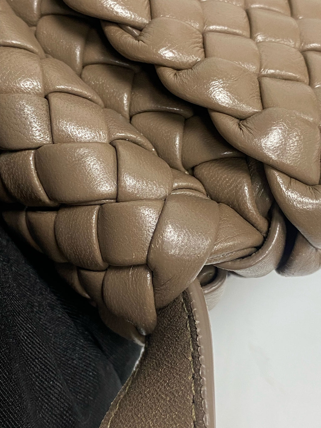 Bottega Veneta Gray Shoulder Bag