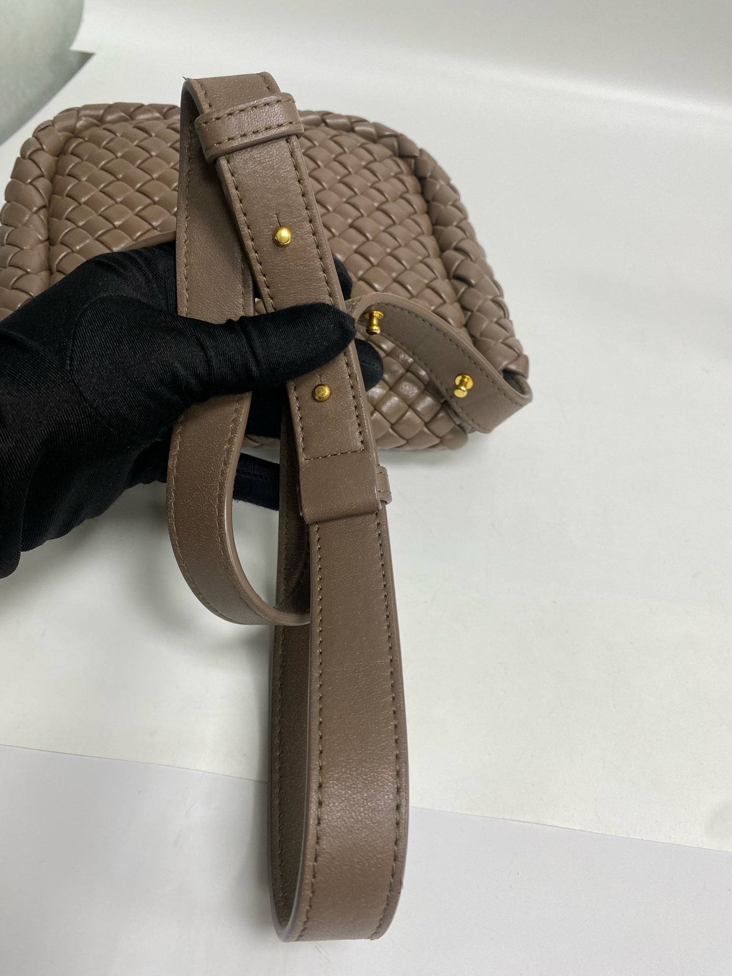 Bottega Veneta Gray Shoulder Bag