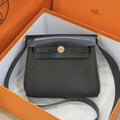 Hermes Canvas Black Crossbody