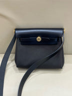 Hermes Canvas Black Crossbody