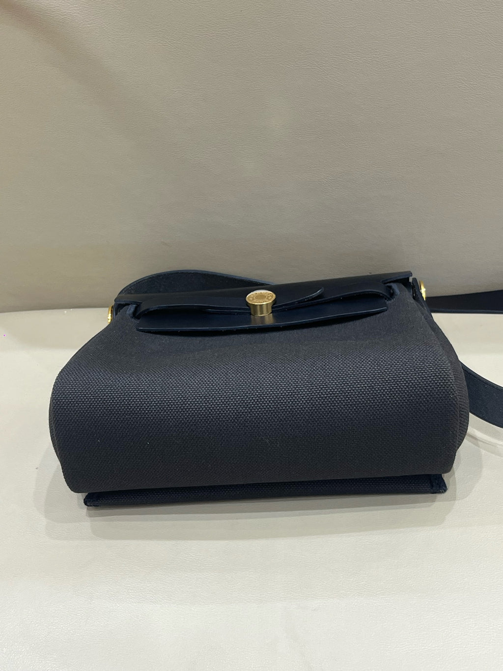 Hermes Canvas Black Crossbody