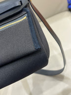 Hermes Canvas Black Crossbody