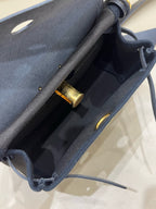Hermes Canvas Black Crossbody