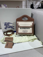 Burberry Canvas Beige Messenger Bag 80393611