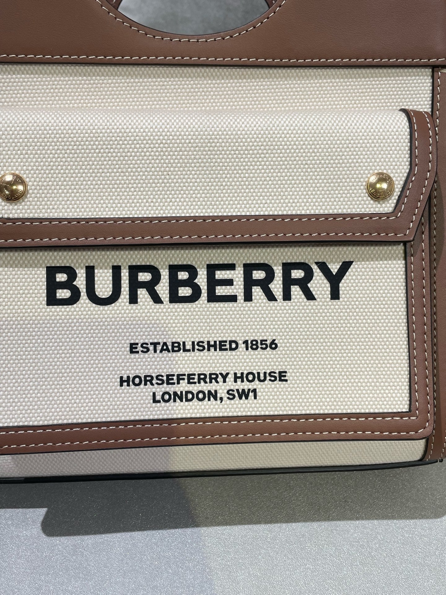 Burberry Canvas Beige Messenger Bag 80393611