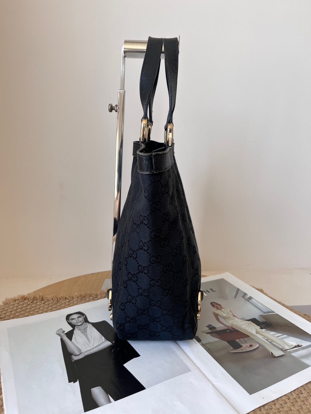Gucci Canvas Black Tote