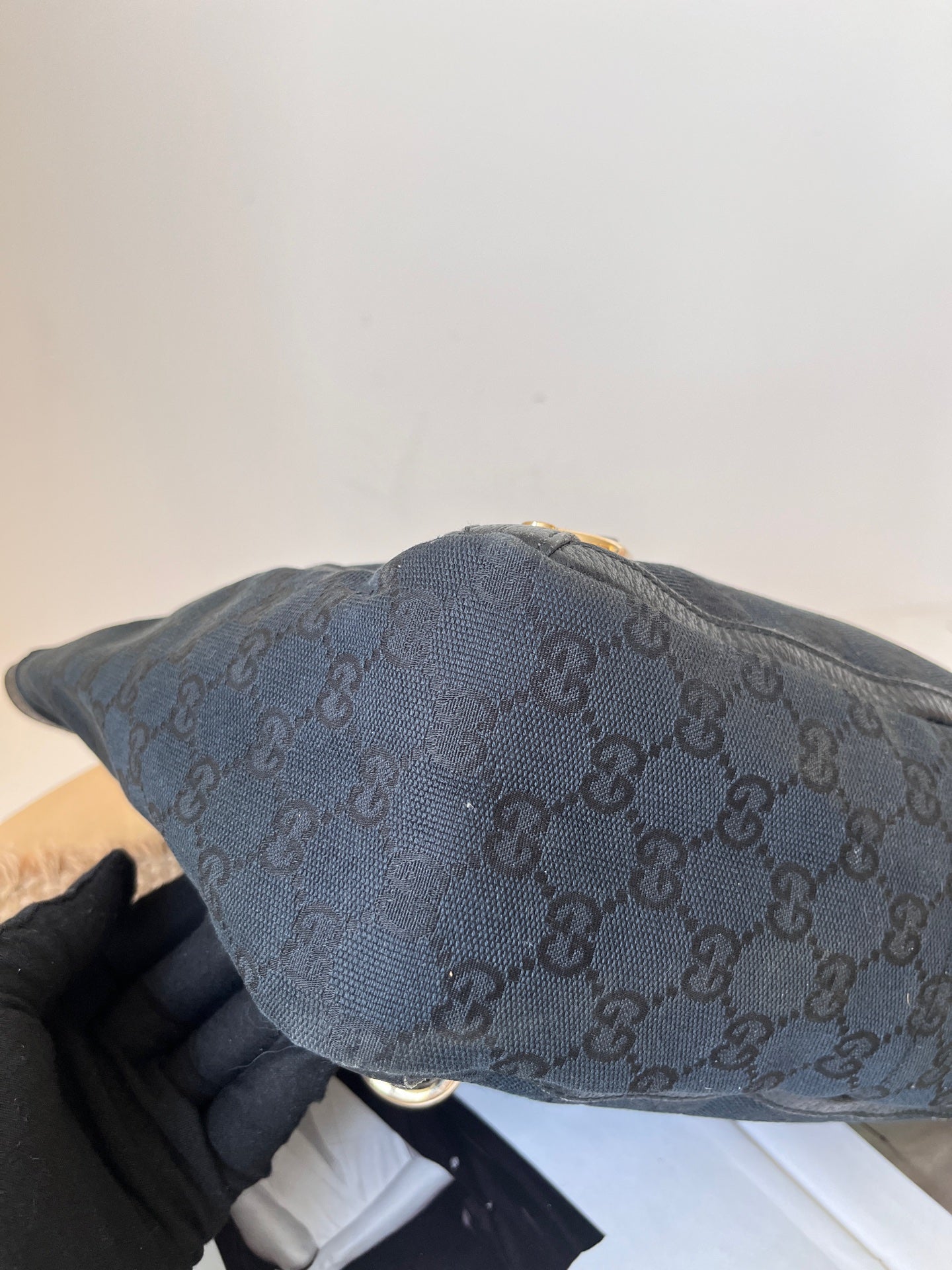 Gucci Canvas Black Tote
