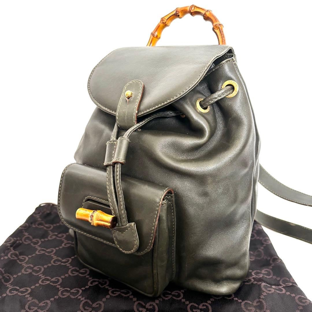 Gucci Green Backpack