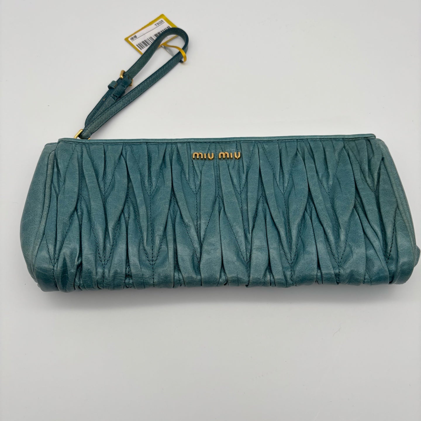 Miu Miu Blue Clutch