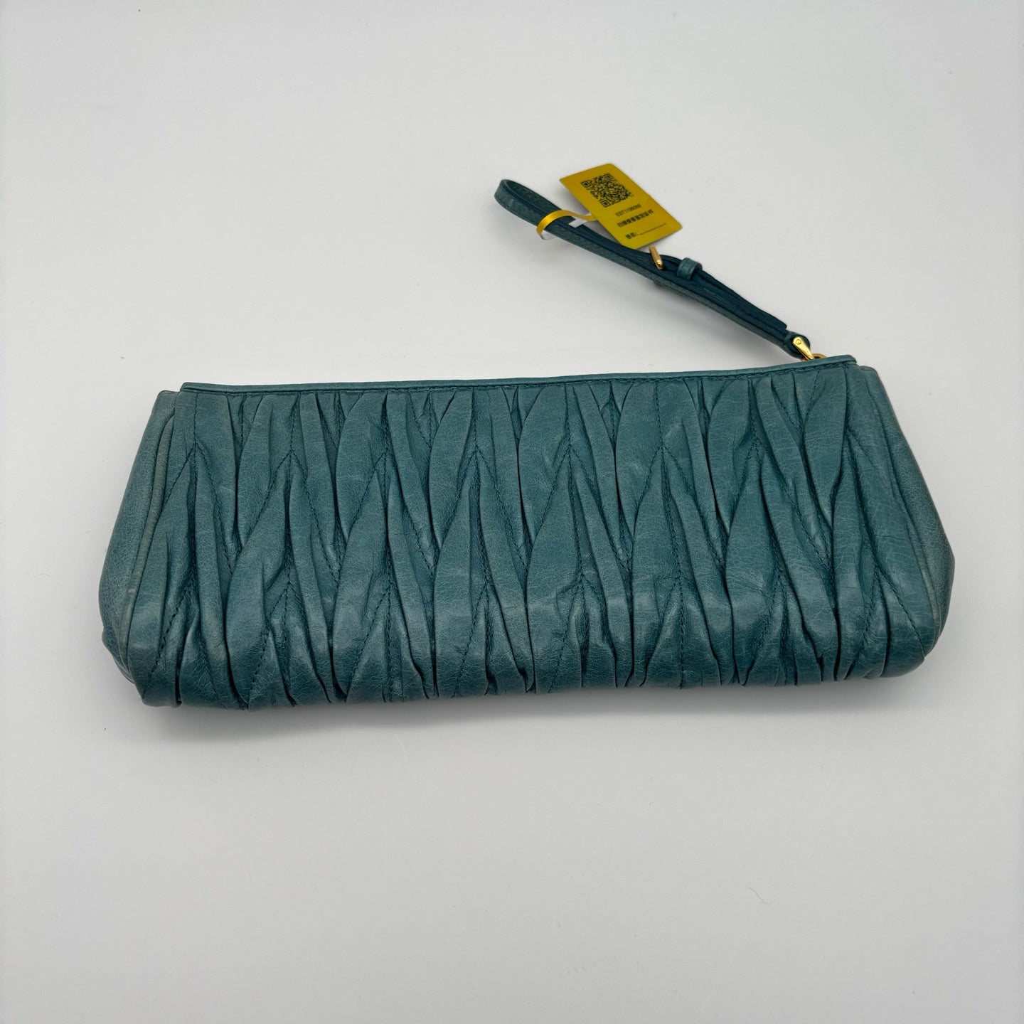 Miu Miu Blue Clutch