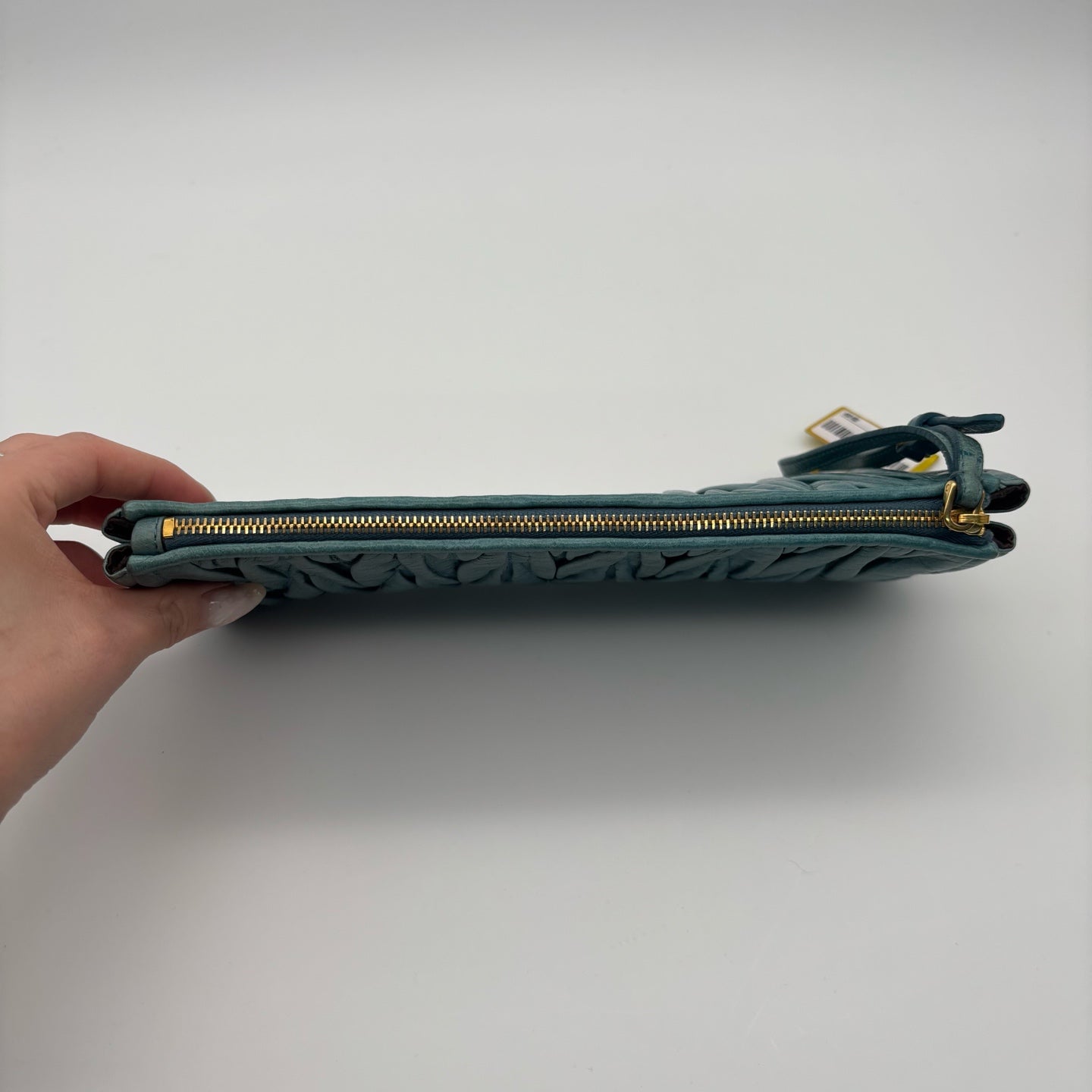 Miu Miu Blue Clutch