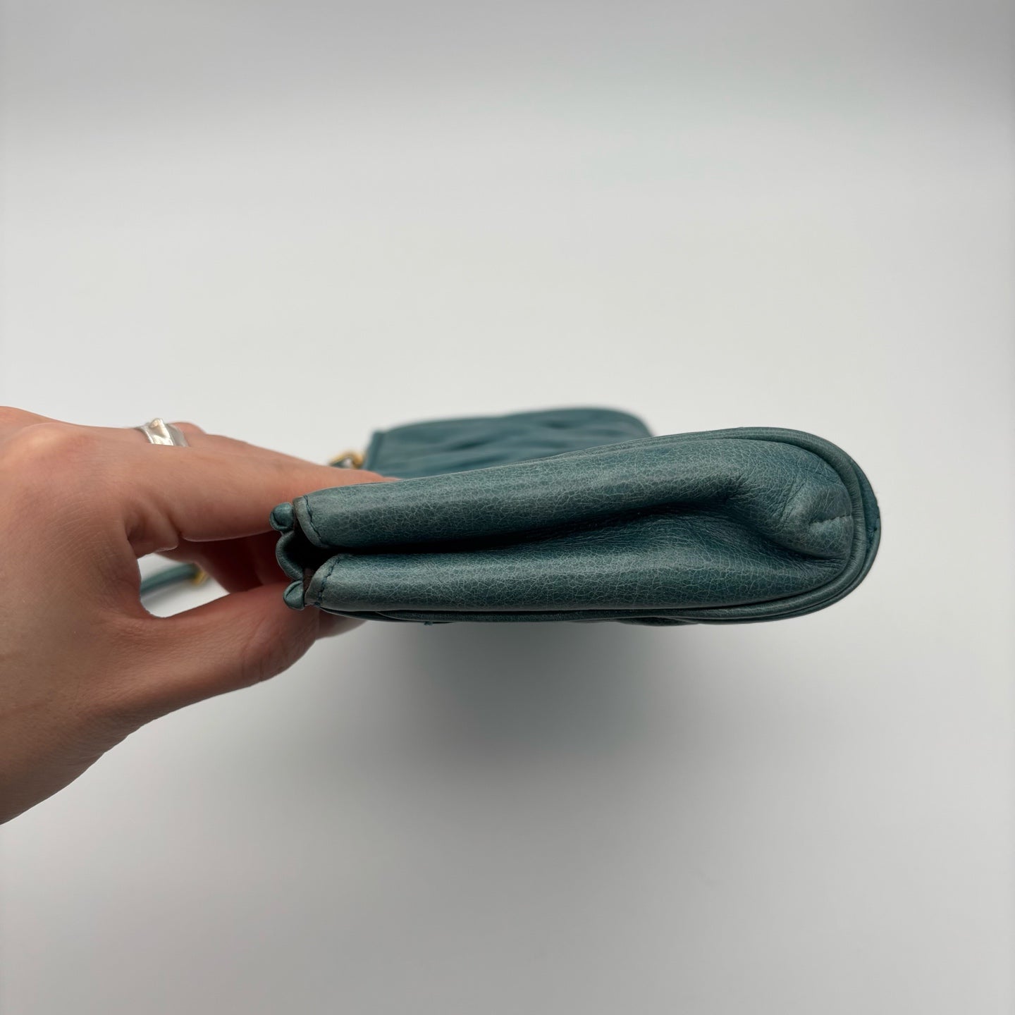 Miu Miu Blue Clutch