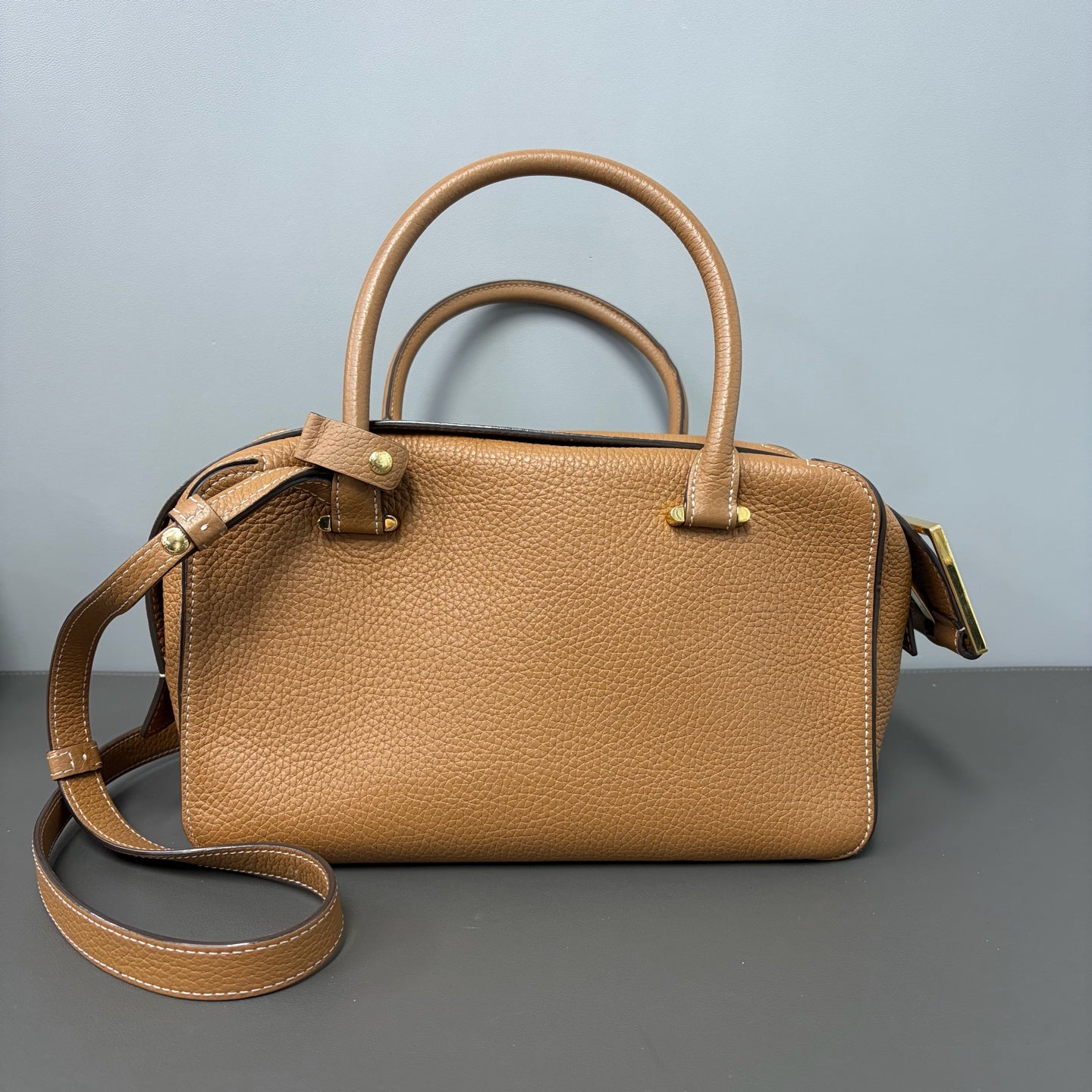 Delvaux Gold Satchel