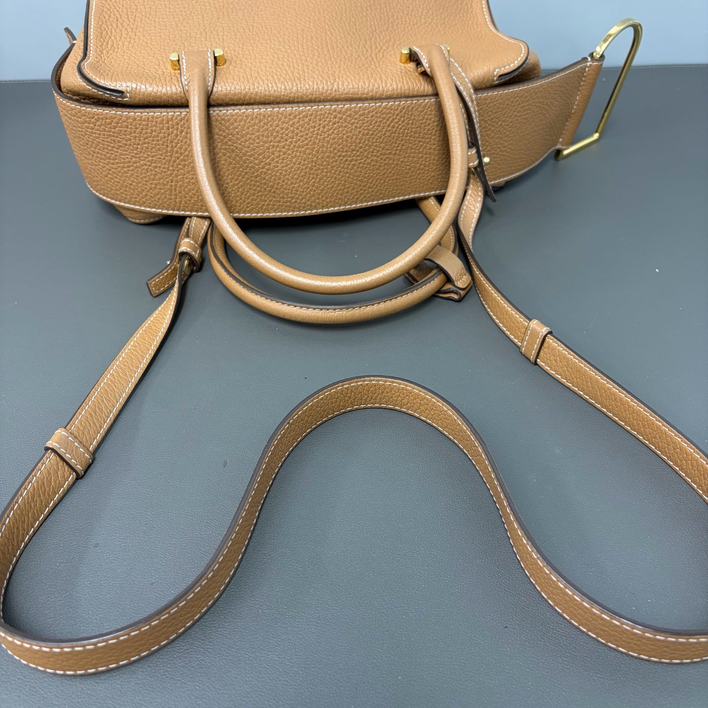 Delvaux Gold Satchel