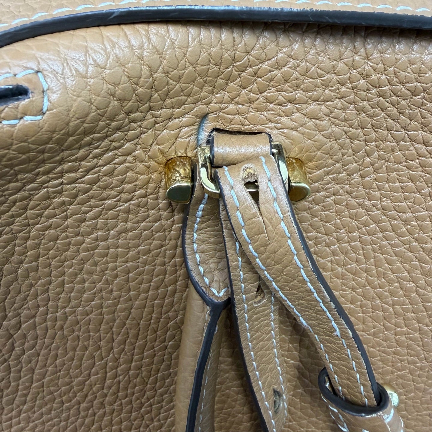 Delvaux Gold Satchel
