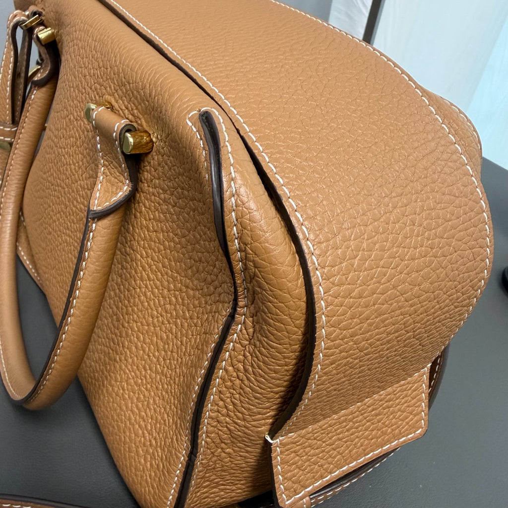 Delvaux Gold Satchel
