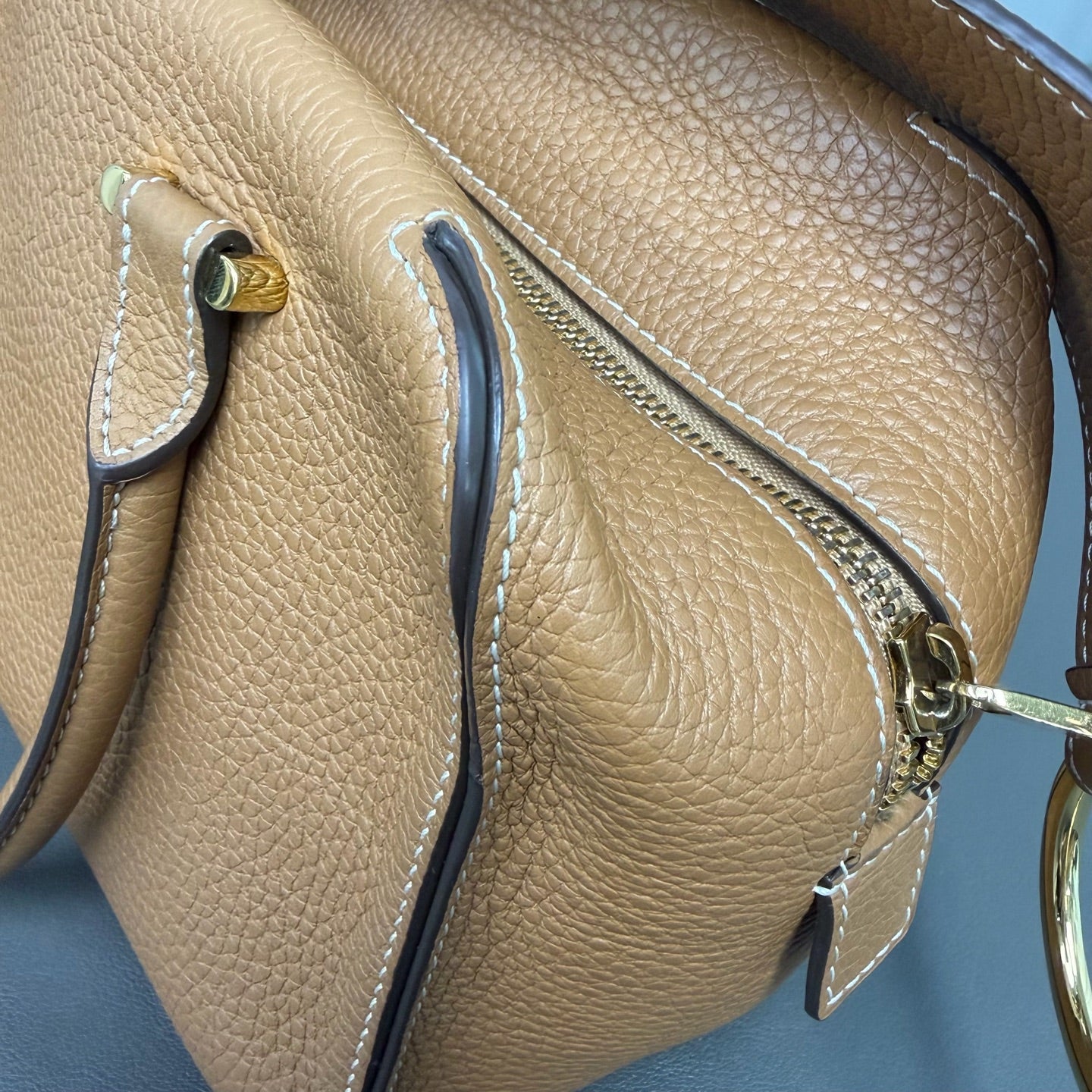 Delvaux Gold Satchel
